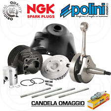 KIT MAGGIORAZIONE MOTORE POLINI 130 ALBERO CANDELA B7HS VESPA 50 R FARO TONDO