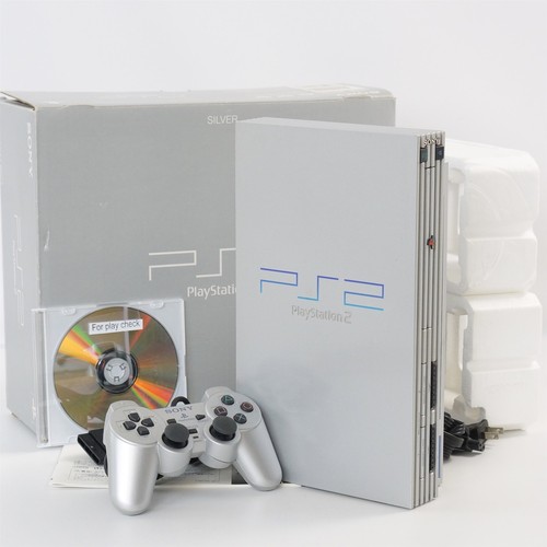 Console ps2 silver made - console,