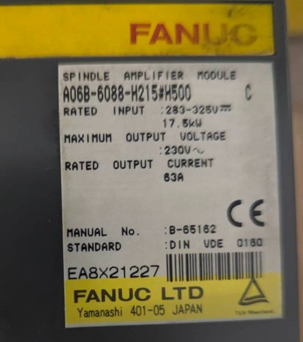 Amplificatore mandrino fanuc - mandrino,
