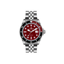 Orologio Automatico Uomo LORENZ 26148CC Bracciale Acciaio Rosso Sub 100mt