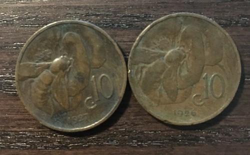 Lotto monete 10c centesimi - monete,