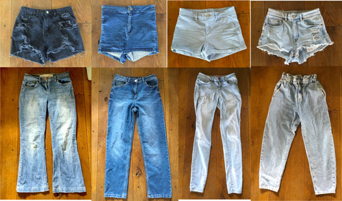 Jeans pantaloncini denim - jeans,