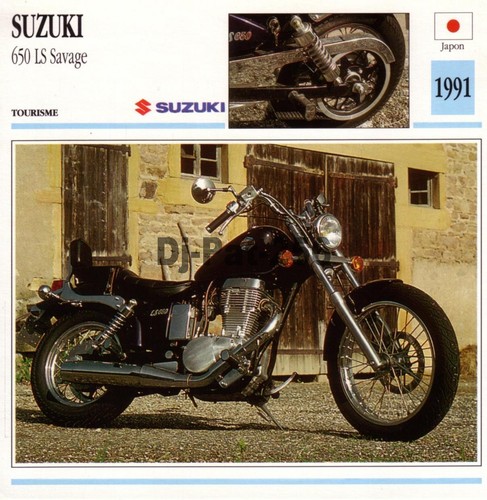 Fiche moto suzuki ls 650 - suzuki,