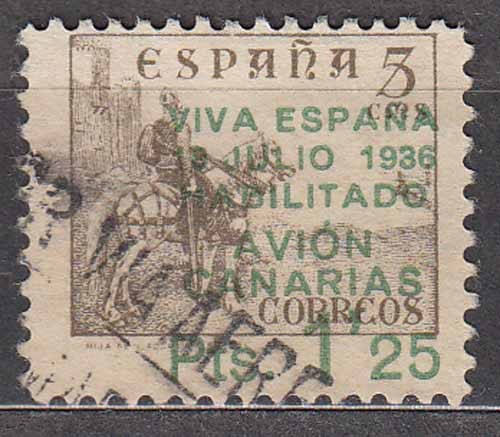 Canarie posta 1937 - 1937, 10