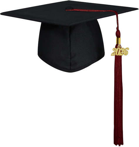 Berretto laurea nero 2026 con - berretto,