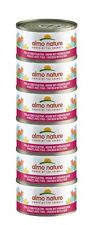 Almo Nature Daily Gatto 6x70g – Umido Naturale Pollo con Fegatini