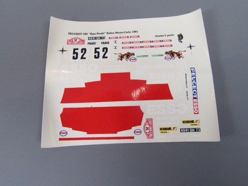 A938 decal pour peugeot - peugeot, 505