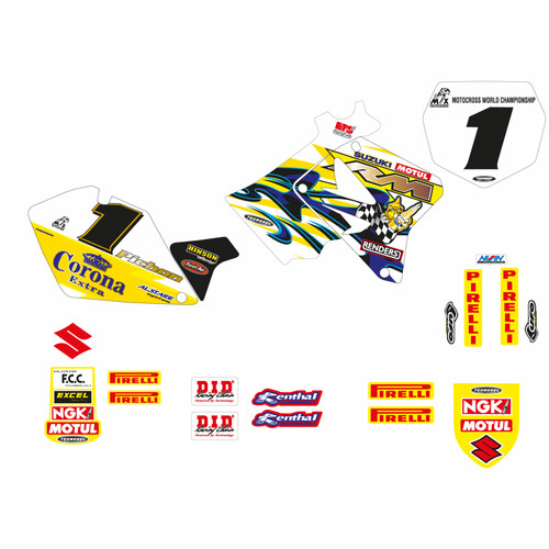 Kit adesivi grafiche - suzuki, rm