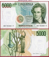 (com) ITALY - 5.000 5000 LIRE