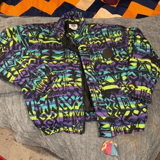 Giacca sci neon vintage