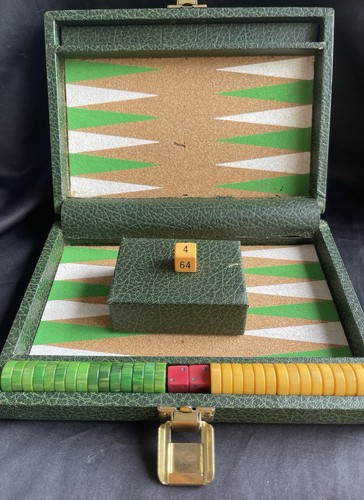 Set backgammon vintage - , travel