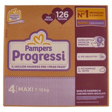Pampers Progressi 4 taglia maxi esa pacco x 126 pannolini