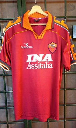 Maglia roma 1998 1999 - as, totti