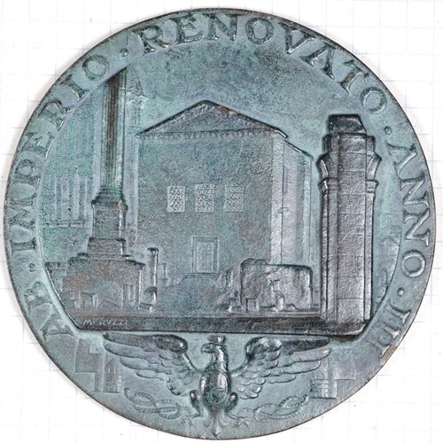 Medaglia fascista mussolini - medaglia,