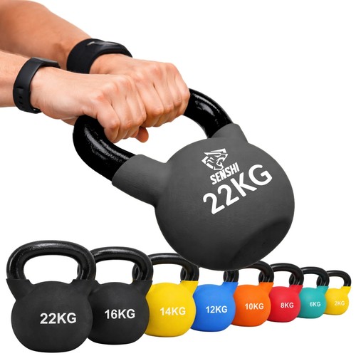Kettlebell ghisa rivestito - kettlebell, in