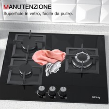60 cm Piano Cottura 3 Fuochi