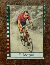 Figurina F. MAGNI Bovolone Nannina Sport Ciclismo Anni '50 Leggere Descrizione