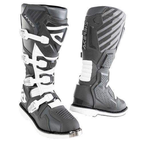 Stivali pelle race grigio - stivali, x-race