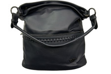 BORSA COVERI BLU CON MANICO