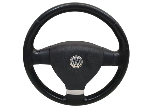 Volante nero pelle - nero, in