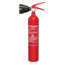 Estintore portatile CO2 Anidride Carbonica Bombola Acciaio 113 B RM Manfredi ES2