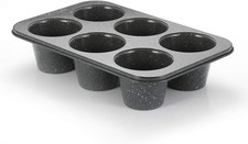 Stampo per Muffin Profondo Jumbo – Rivestimento Antiaderente – Stampi Da Forno C