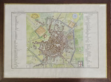 Antica Mappa Originale Città