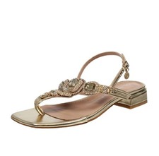 Kharisma Sandali Con Tacco E Cinturino Platino - Taglia 40 Scarpe Donna Sandali