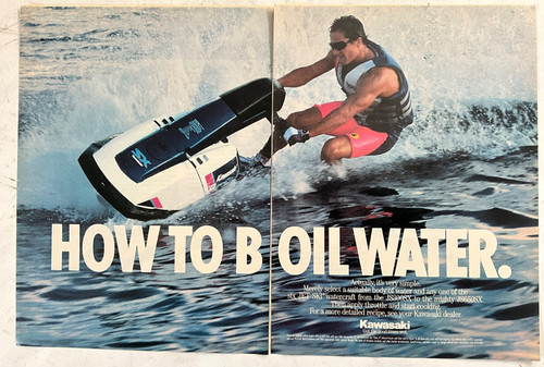 Pubblicità jet ski kawasaki - pubblicità,
