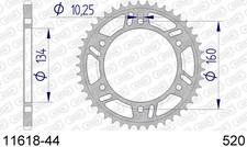 11618-44 AFAM CORONA 44 Z PASSO 520 HONDA 1000 VTR 1000 SP SP2 2.3.4.5.6 02/06