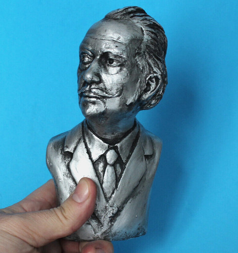 Busto dali salvador - busto, argento