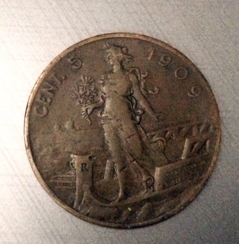 Regno iii 5 centesimi - v., iii°