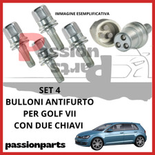 Kit bulloni antifurto cerchi - 4,