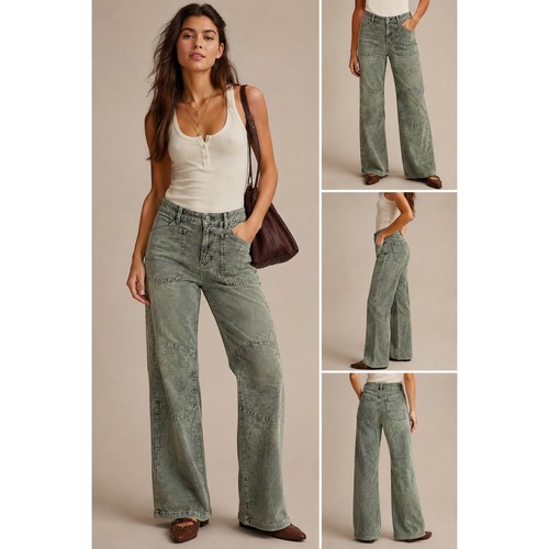 Pantaloni cargo anthropologie - pantaloni,