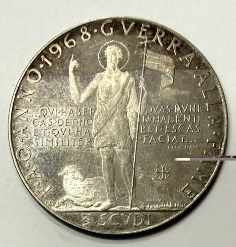 Moneta scudi 1968 malta - 3,