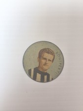 Figurina Dischetto Ferrero 1955-57 Giampiero Boniperti Juventus