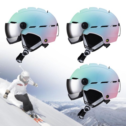 Casco sci con occhiali - casco,