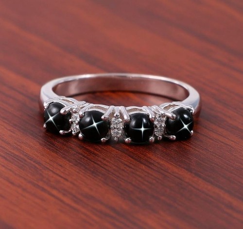 Anello vintage stella nera