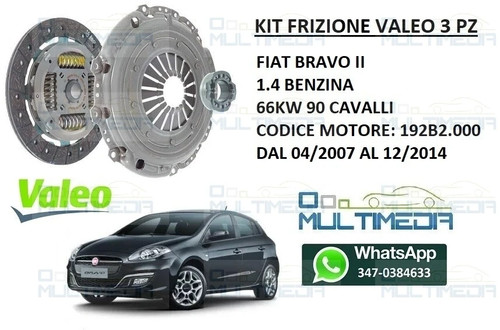 Kit frizione pezzi valeo per - 3,