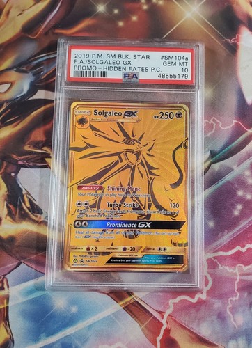 Psa gem mint solgaleo gx - psa,