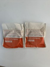 Coppia Lenti Zeiss Vetro Titanio 1.7 Vintage Sfero - 11,50 Miopia Made Germany