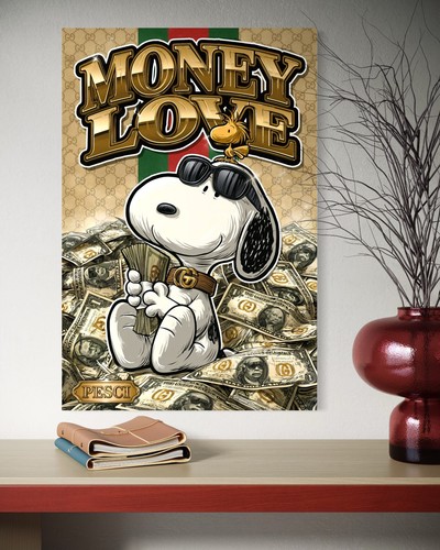 Quadro tela snoopy - su,