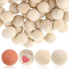 50 Pcs Perline Di Legno