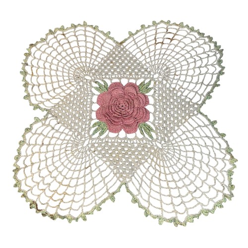 Centrotavola rosa fatto a - centrotavola,