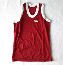 Canotta Basket Vintage 80's Degi Sport Junior Lanetta collezione Rosso Milano B1