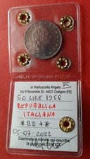 50 Lire 1958 Vulcano 1° tipo KM#95.1 PERIZIATO - Repubblica Italiana 1954 - 1989