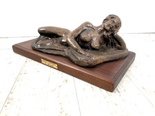 Scultura bronzo dorato figura - bronzo,