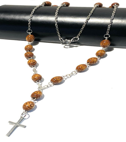 Collana rosario uomo - rosario,