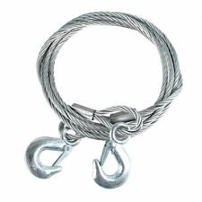 CORDA DA TRAINO 4 METRI PER RIMORCHIO IN ACCIAIO CAVO FUNE PESO MAX 3 TONNELLATE