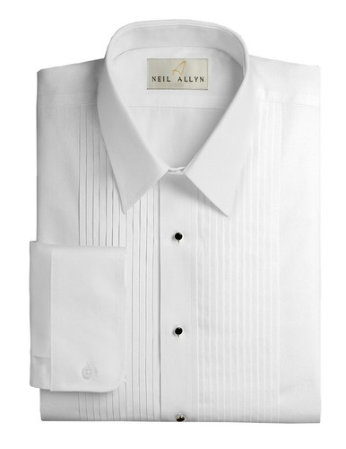 Camicia smoking formale bianca